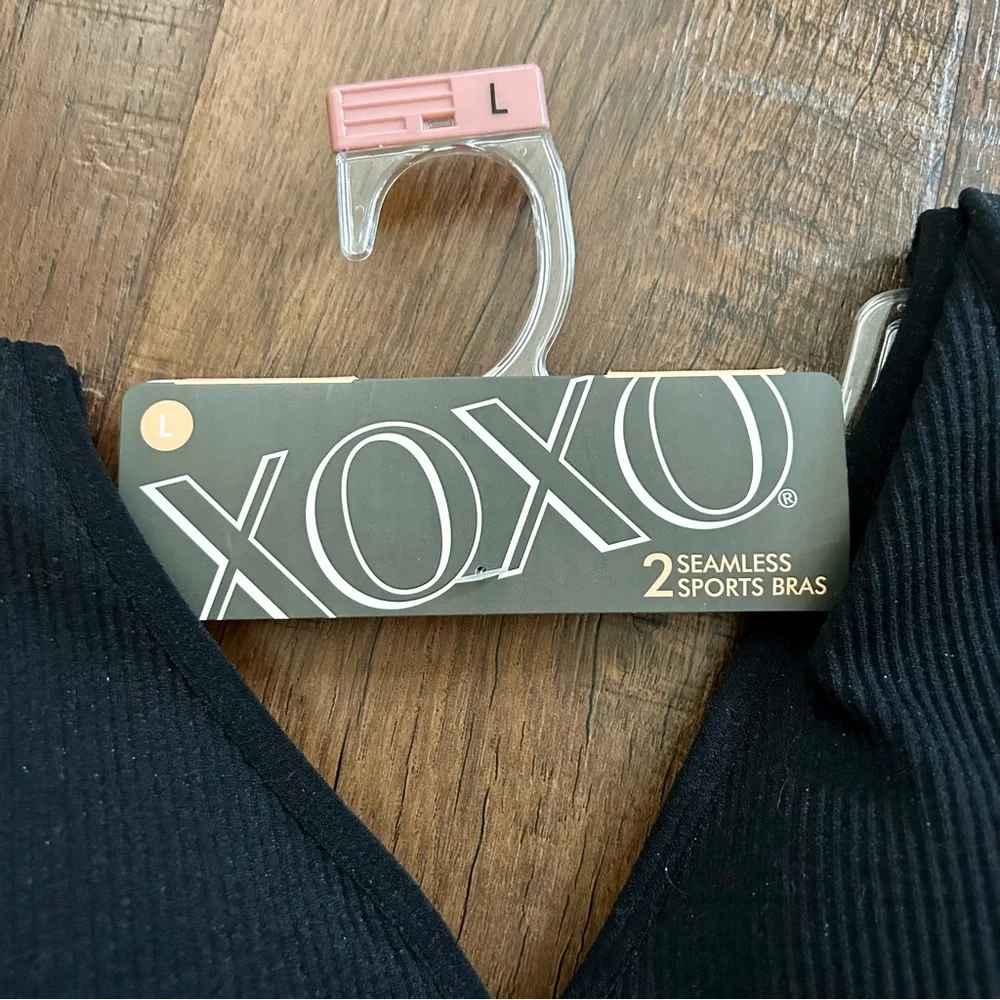 XOXO seamless sports bras, 2 pack. Size L, NWT_8
